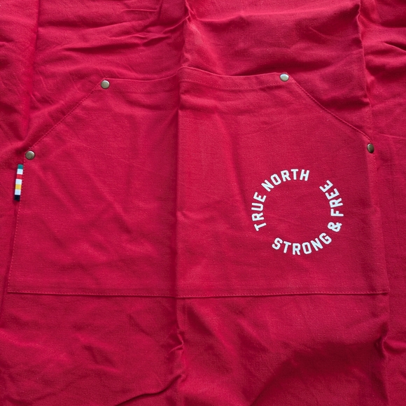 Red Stripes Adult Apron - Picture 5 of 5